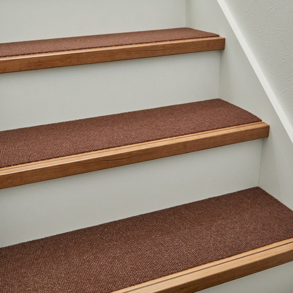 階段マット 滑り止め 洗濯機で洗える 約90×21cm 15枚 フリーカット 階段用マット ペット 薄手 DIY 吸着 階段マット 階段 マット 15枚セット 350118905x ピタロ