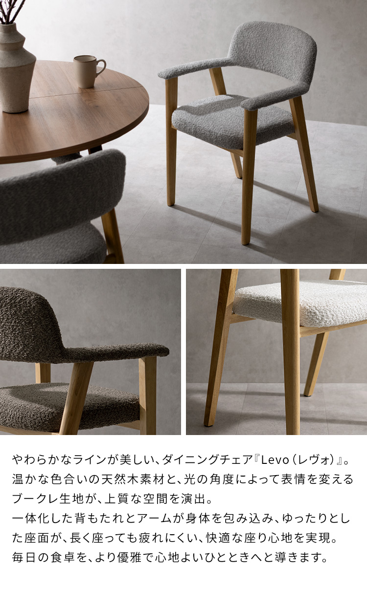 ダイニングチェア Levo レヴォ 1脚 単品 デザインチェア カフェチェア デスクチェア 玄関チェア カフェ 椅子 おしゃれ CH-C5979