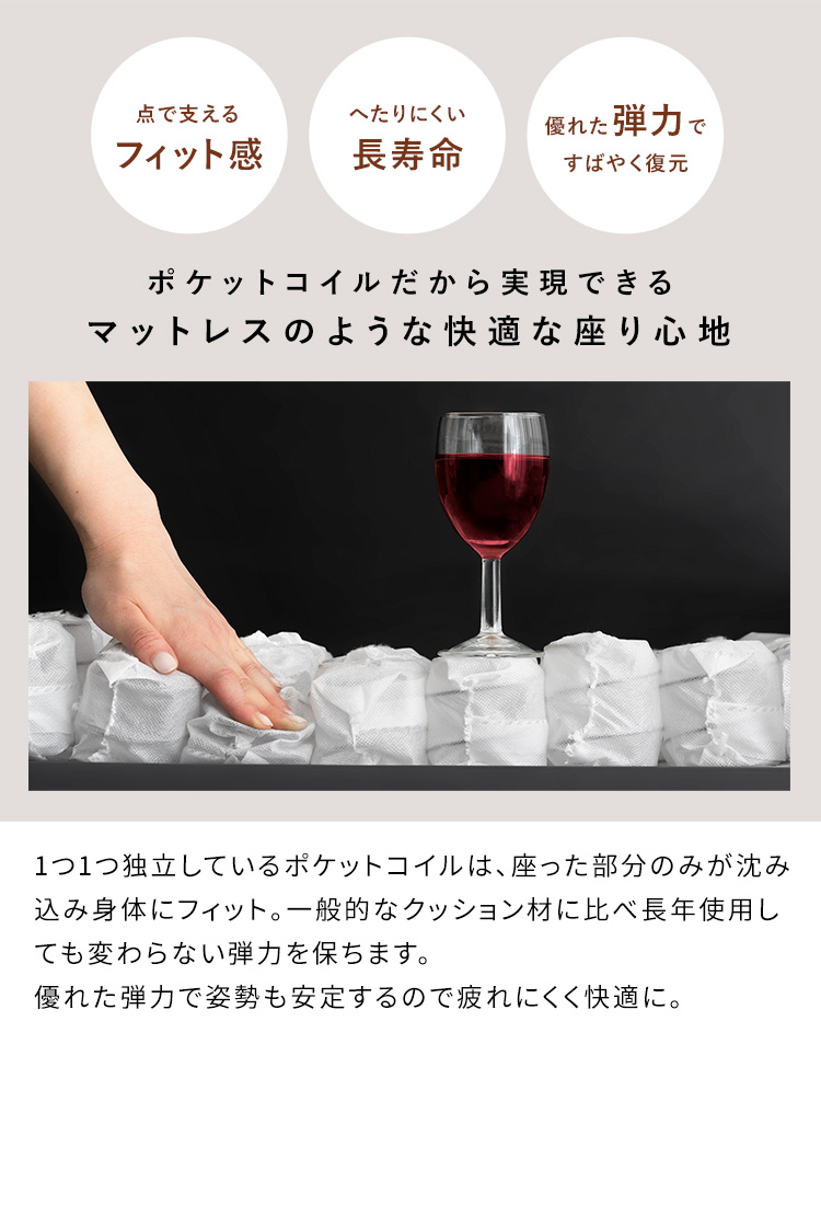 3Pカウチソファ Libers リベルス 三人掛けソファ 3人ソファ コーナーソファ 3人用 3人掛け ポケットコイル ブークレ ソファベッド CSF-X243P