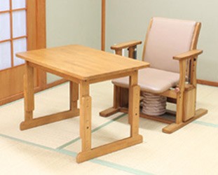 中居木工 高さ3段調整テ-ブル NK-2068 : 村田家具 Yahoo!店 - 通販