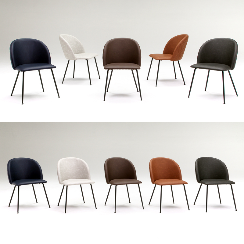 ダイニングチェア マーメイドチェア ソフトレザー EPU 高耐久 キズに