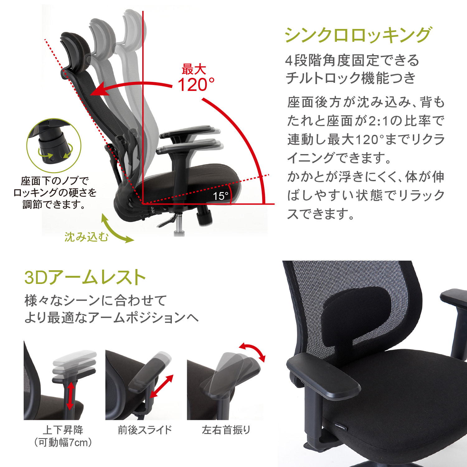 オフィスチェア ワークチェア M2シリーズ 北欧 モダン モールド座面 低座面仕様 シンクロロッキング 3Dアーム ランバーサポート イロドリチェア 丸み RM2-B ルームワークス ROOM WORKS