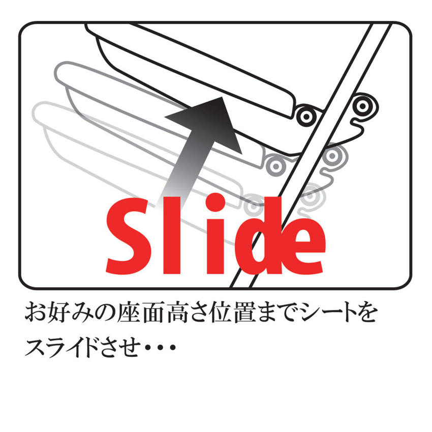 楽器演奏用高低可動折りたたみ椅子 座面高さ47-82cm 無段階調整 足置き付 折りたたみ式 日本製 完成品 演奏 コントラバス ギター プロ愛用 RST-RD RST-BK チェア
