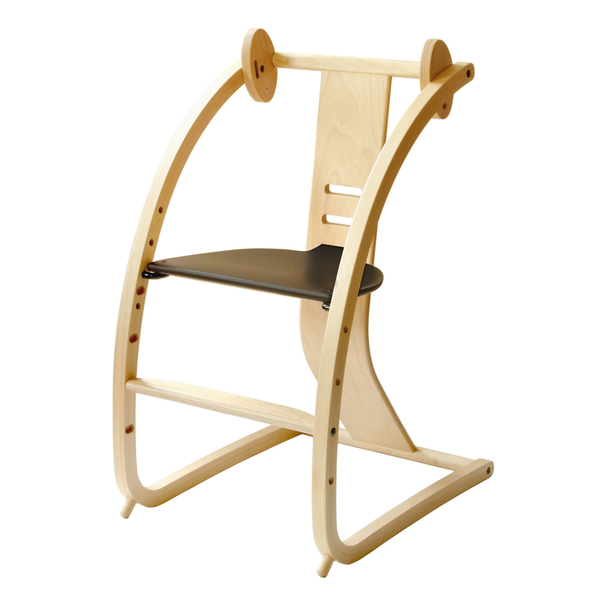 Bambini バンビーニ STC-01 キッズチェア 子供椅子 ダイニングチェア 木馬 遊具 Sdi Fantasia 佐々木デザイン 佐々木敏光 パパいす 日本製 完成品の画像