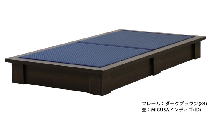 セキスイMIGUSA畳使用 国内生産デザイン畳ベッド(MIGUSA) 392 ダブル | 友澤木工 | 09