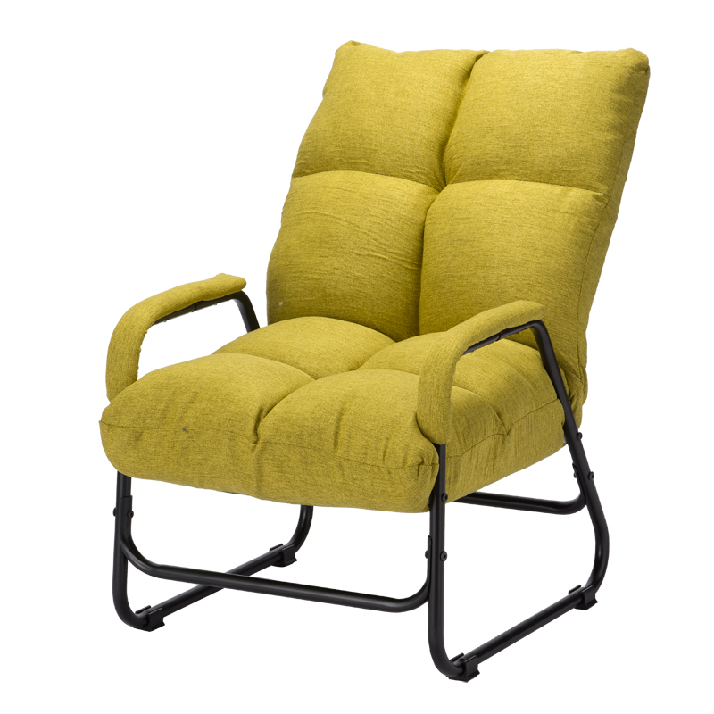 楽〜らく〜 RAKUBEE 肘付き高座椅子 高座椅子 リラックスチェア パーソナルチェア ファブリック リビング 折りたたみ 楽々 座厚 敬老の日 父の日 母の日