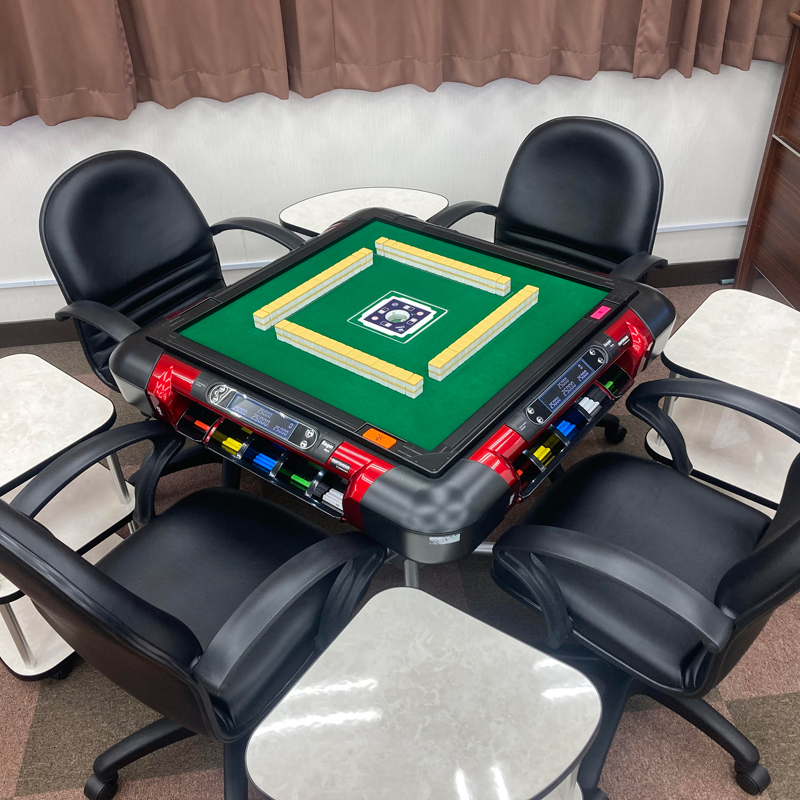 麻雀チェア 単品 風営法 基準サイズ 麻雀 マージャン 椅子 イス 雀荘 店舗 法人限定 PVC 合成皮革 昇降 360度回転 肘付き ロッキング 風俗営業法適合 triple トリプル 