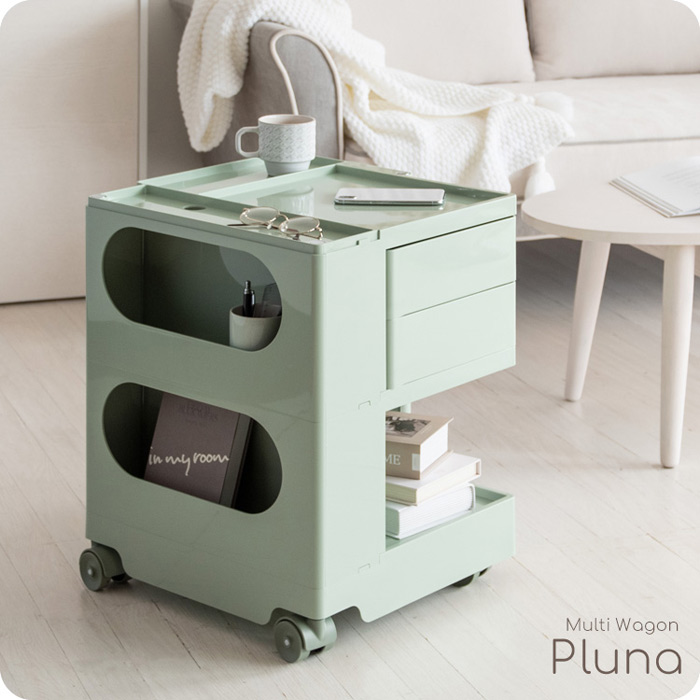 Pluna (プルーナ) マルチワゴン ハイタイプ ホワイトWG-H004-WH マルチワゴン Pluna プルーナ WG-H004 ハイタイプの説明 - 通販