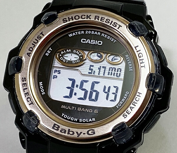 BABY-G カシオ 黒 BGR-3003U-1JF ソーラー電波 腕時計 ラッピング無料 