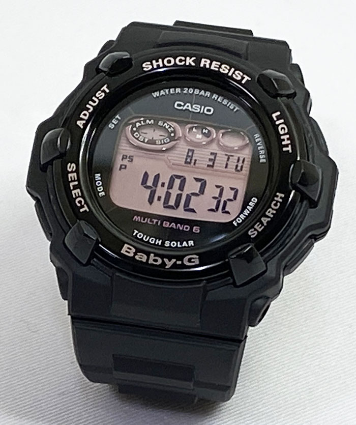 BABY-G カシオ 黒 BGR-3000UCB-1JF ソーラー電波 腕時計