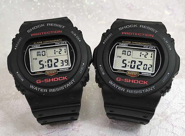 好きだよ恋人たちのGショックペアウォッチ G-SHOCK BABY-G DW5700の