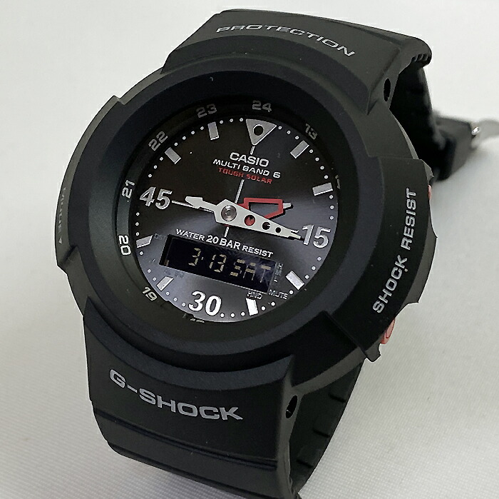 カシオ腕時計 ジーショック 電波ソーラー AWG-M520-1AJF メンズ ブラックメンズ ブラック ラッピング無料