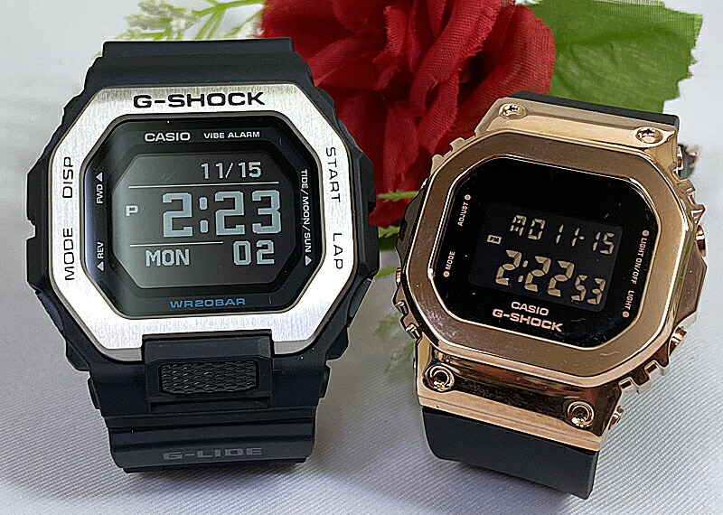 恋人たちのGショック G-SHOCK ペア腕時計 カシオ GBX-100-1JF GM