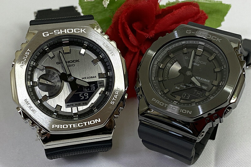 恋人たちのGショック G-SHOCK ペア腕時計 カシオ GM-2100-1AJFGM