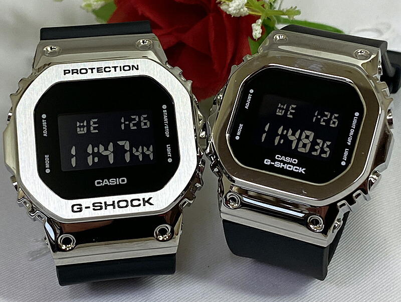 恋人たちのGショックペアペアウォッチ G-SHOCK BABY-G アナデジ GM-5600-1JF GM-S5600-1JF ラッピング無料 : g-56001jfgms56001jf  : Gショックペアウオッチ村田時計店 - 通販 - Yahoo!ショッピング