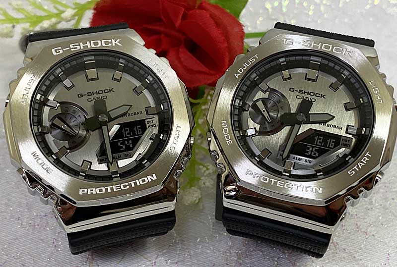 恋人たちのGショックペアウオッチ G-SHOCK ペア腕時計 カシオ GM-2100