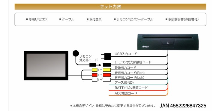 タイムセール！】 KAIHOU 車載DVDプレーヤー KH-DV201 fucoa.cl