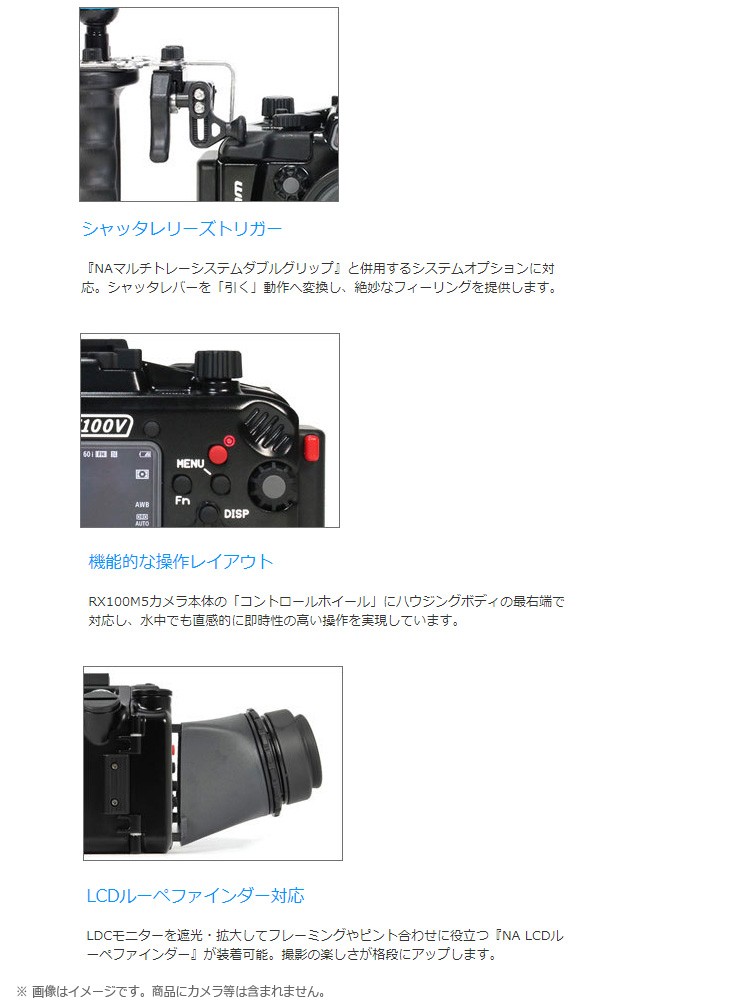評判評判Fisheye フィッシュアイ 10316 ノーティカム NA RX100V Nauticam カメラアクセサリー 