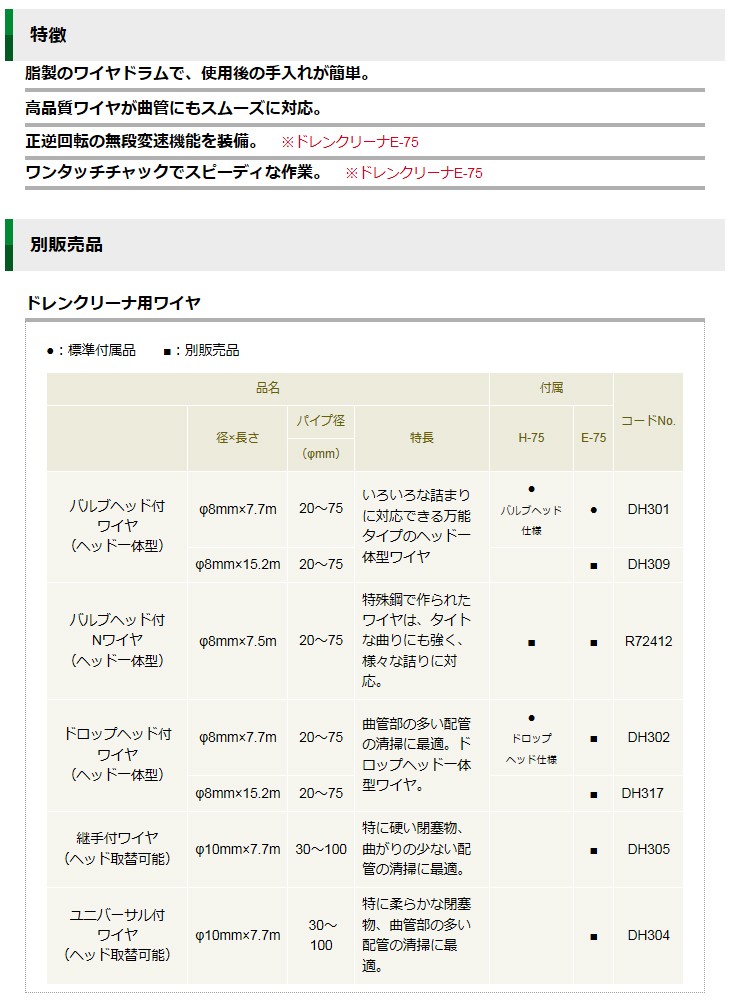 100%正規品 Asada アサダ ドレンクリーナE-75 DE75B 特殊工具 | oksi.al