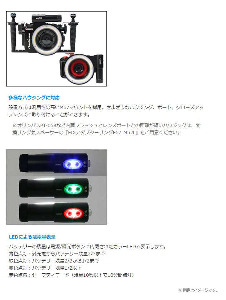 正規品販売!Fisheye　フィッシュアイ　30479　WF　リングライト3018　WEEFINE　ウィーファイン