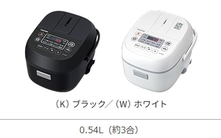 TOSHIBA（東芝） RC-5MFM(K) [ブラック] マイコン小容量ジャー炊飯器