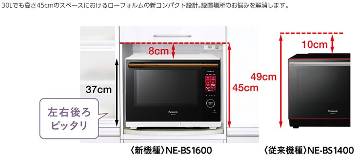 GIGA】現貨日本國際Panasonic NE-BS1600 水波爐速蒸蒸烤全彩觸控付中文