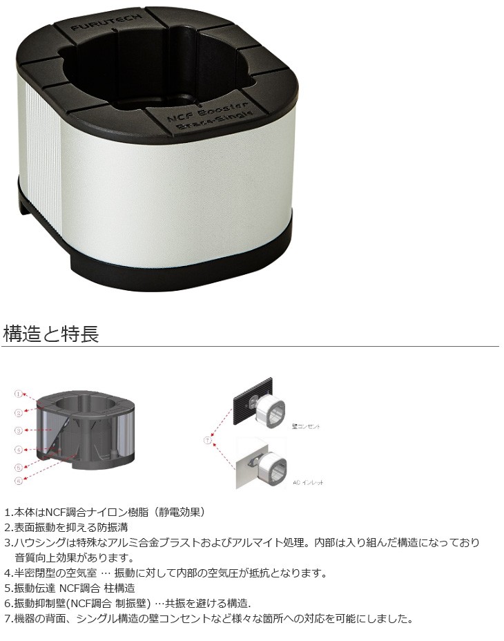 WEB限定 Furutech フルテック NCF Booster ecufilmfestival.com