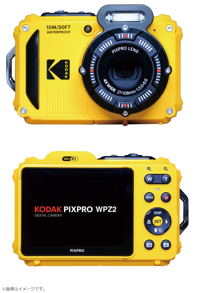 Kodak コダック  WPZ2(イエロー)　PIXPRO 防水対応 スポーツカメラ