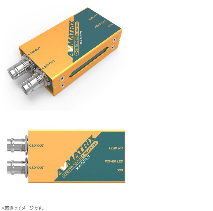 最高級最高級ADTECHNO エーディテクノ Mini SC1221 HDMI To 3G-SDI