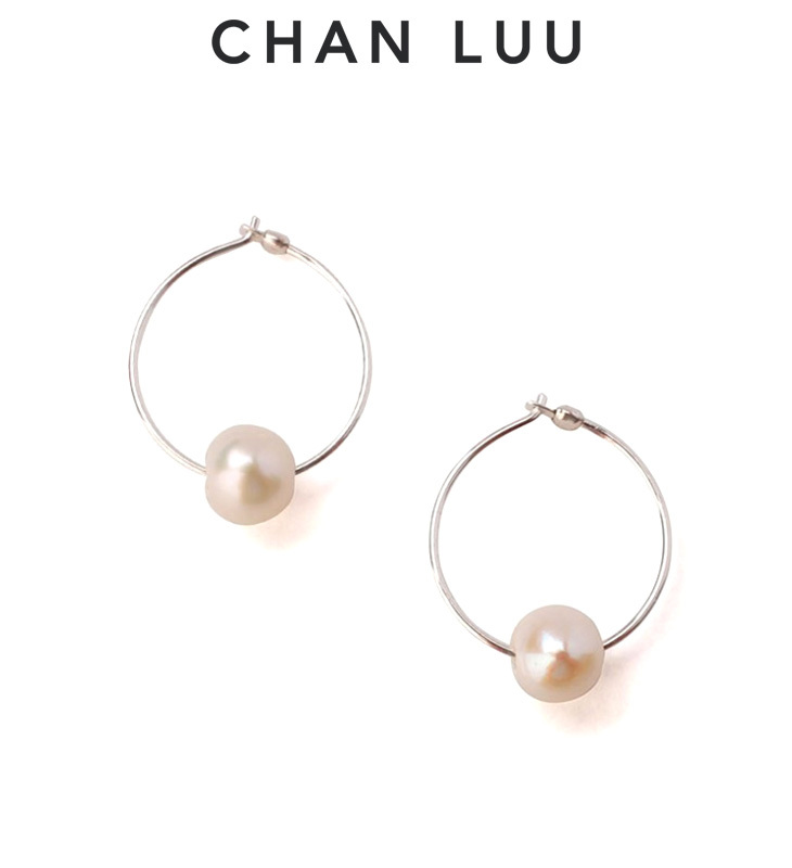 CHANLUU チャンルー ピアス ドロップ 淡水パール フープ CHAN LUU / チャンルー 淡水パール フープピアス 1176130182110