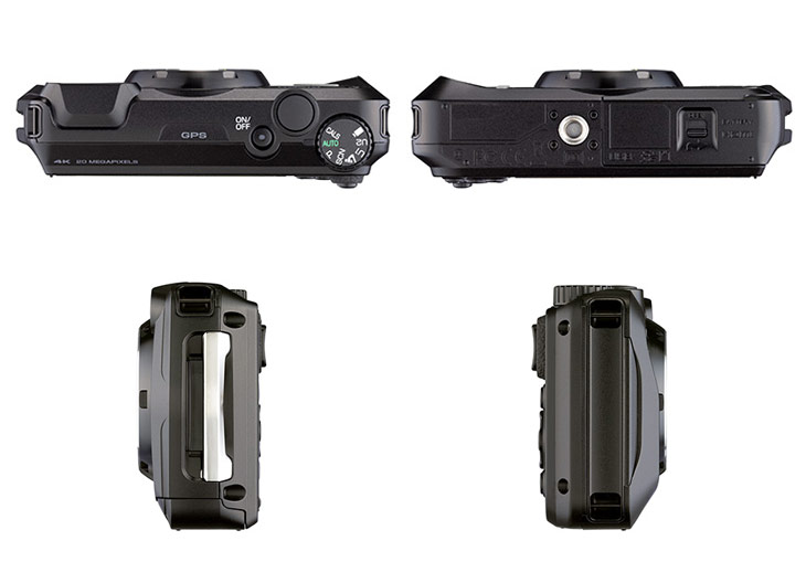 WG-7 ブラック＋純正バッテリー2点DB-110付 RICOH リコー WG-7 ブラック＋DB-110 充電式バッテリーセット