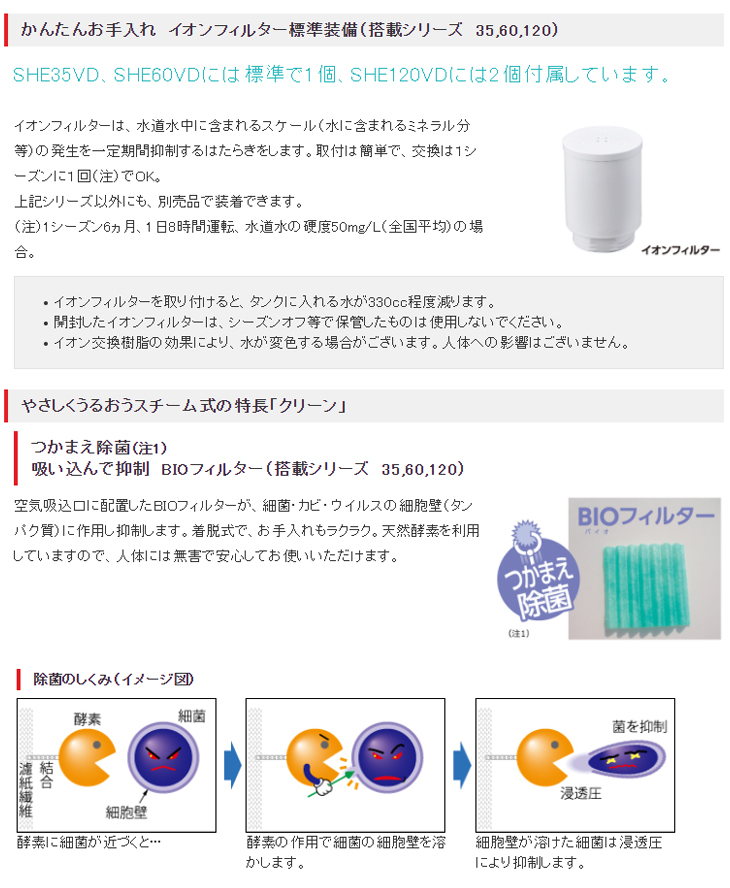 人気上昇中 三菱重工 roomist スチームファン蒸発式加湿器 ブラック ６畳用 SHE35VD-K fucoa.cl