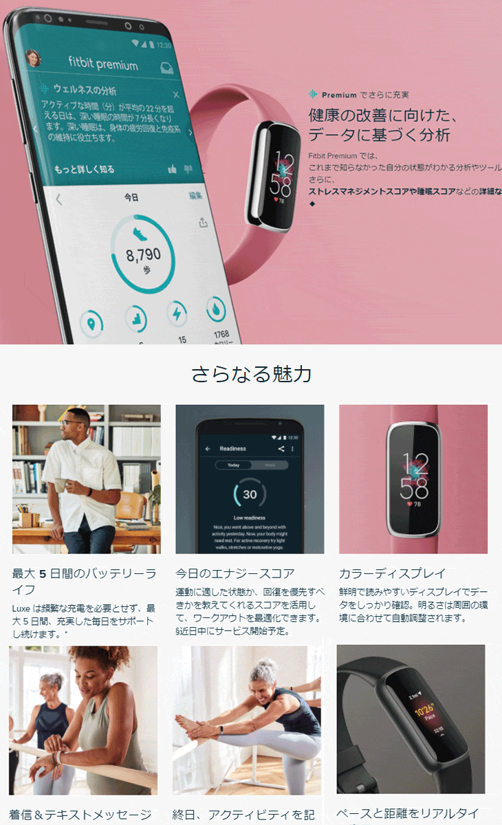 NEWお得 Fitbit フィットビット Fitbit Luxe フィットネストラッカー