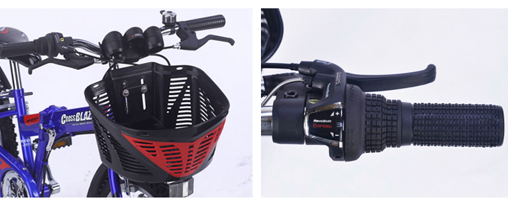 MyPallas/マイパラス 折畳み自転車 ジュニア MTB 22インチ (ブルー