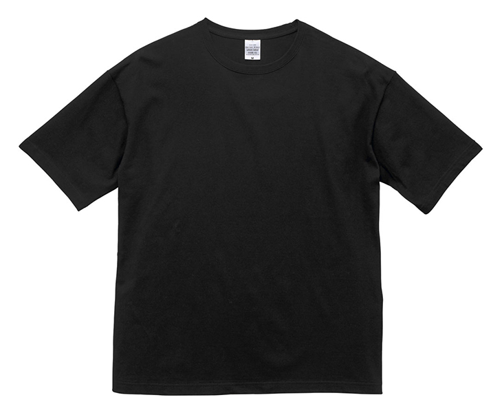 United Athle ユナイテッドアスレ  5.6オンス ビッグシルエット Tシャツ Mサイズ (ブラック) 550801-2