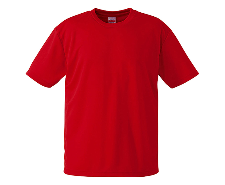 United Athle ユナイテッドアスレ  4.1オンス ドライアスレチック Tシャツ Lサイズ (ローズレッド) 590001C-150
