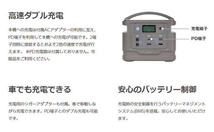 INBES/インベス Cubele/キューブル ポータブル電源222Wh IBP-200S