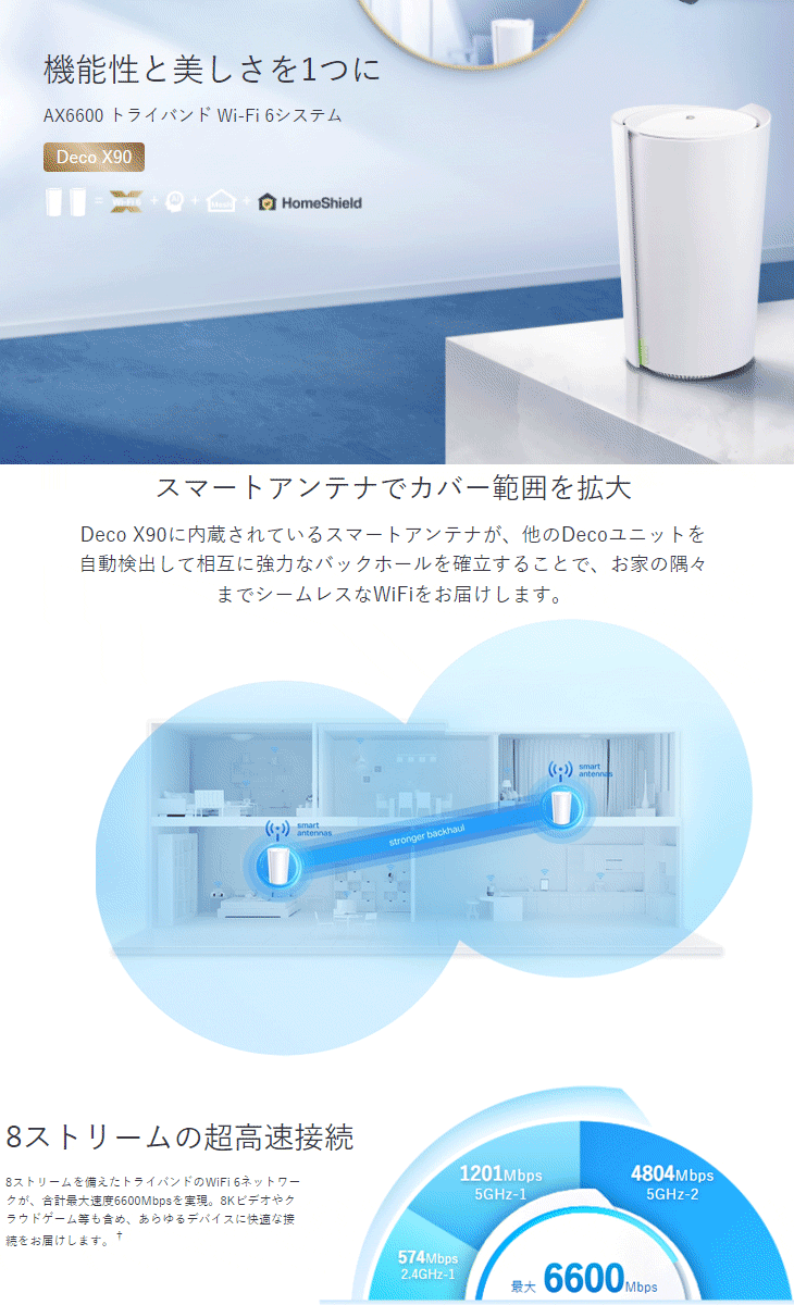 キャナー TP-Link 3年保証 DECO X90 2P murauchi.co.jp - 通販