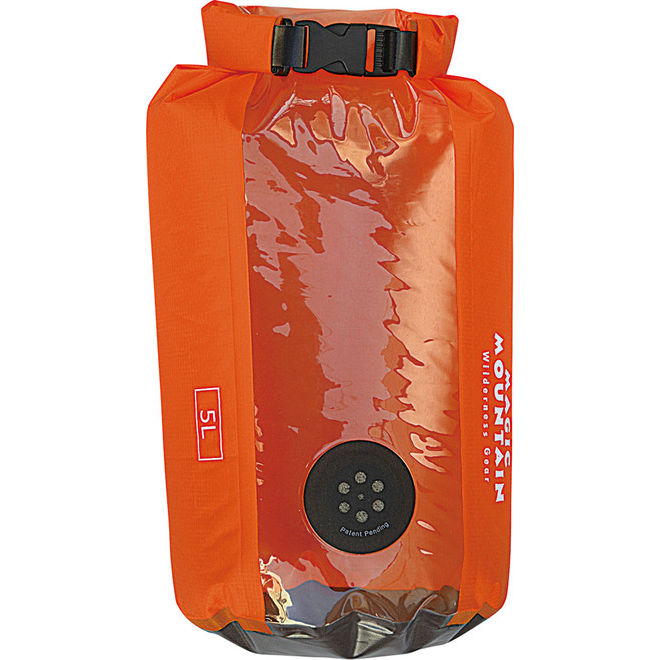 マジックマウンテン MAGIC MOUNTAIN  ドライバッグ 防水 ポーチ キャンプ 登山 コンプレスドライバッグ5L MMCPDB5L オレンジ ORG)