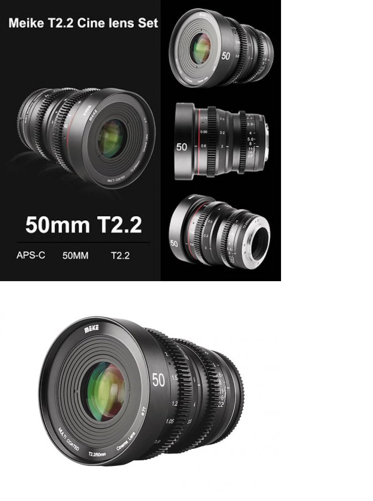 Meike メイケ MK-50mm T2.2 シネマレンズ マイクロフォーサーズ