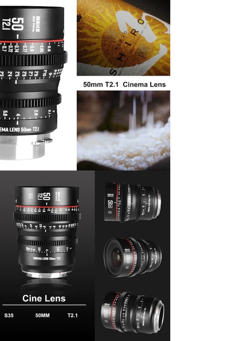 Meike 25mm T2.1 S35 シネマレンズ 広角 EFマウント 激安正規販売店