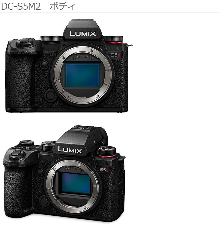 Panasonic（パナソニック） DC-S5M2 LUMIX S5II ボディ フルサイズ