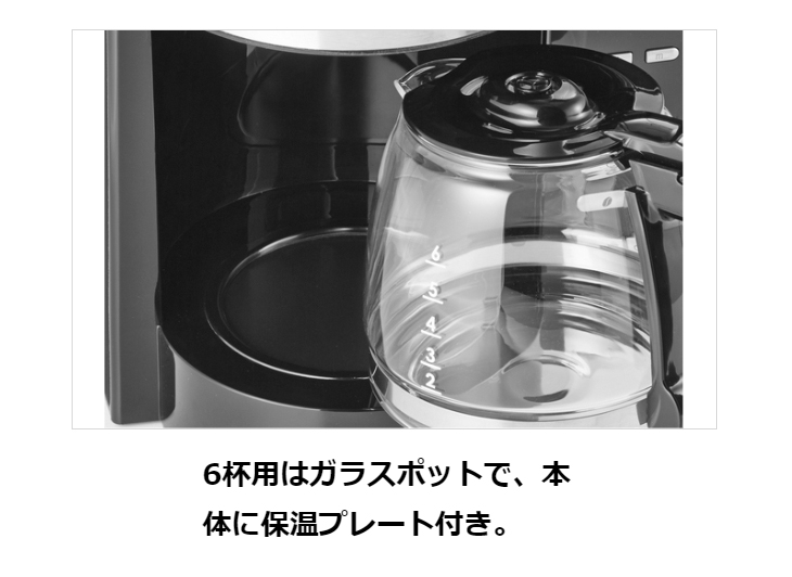 Melitta メリタ AFG622-1B 全自動フィルターペーパー式アロマ