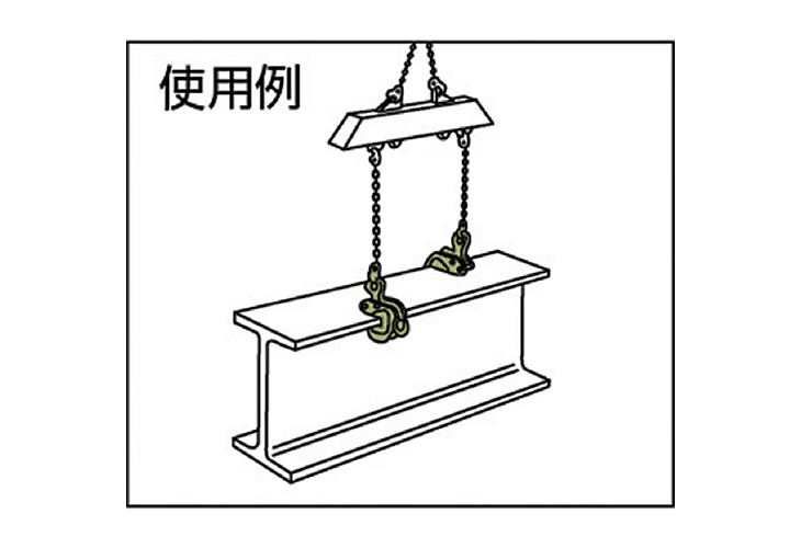 EAGLE CLAMP イーグルクランプ AMS-500kg(3-20) 横つり用クランプ AMS