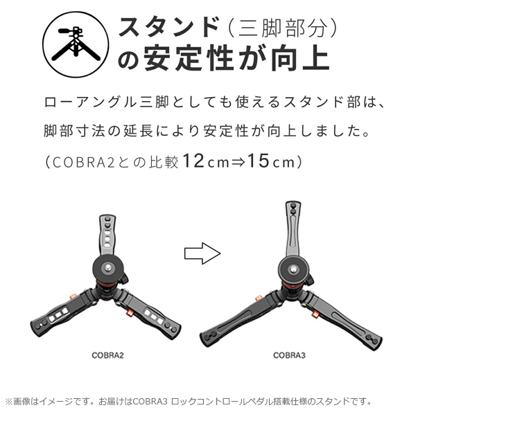 正規販売店]IFOOTAGE アイフッテージ IFOOTAGE スタンド BASE-P COBRA3