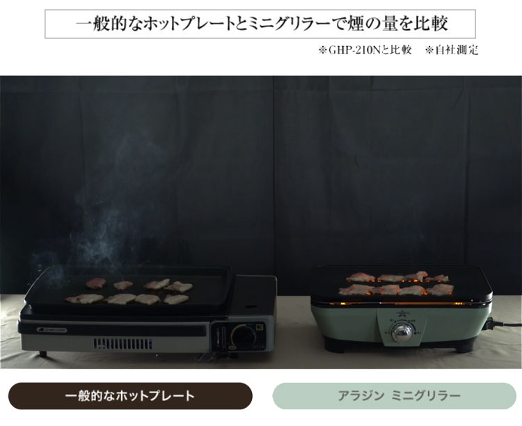 アラジン　グラファイトミニグリラー　CAG-MG7A(G) 新品未使用 Aladdin、七輪をイメージした「グラファイト ミニグリラー」を本日10