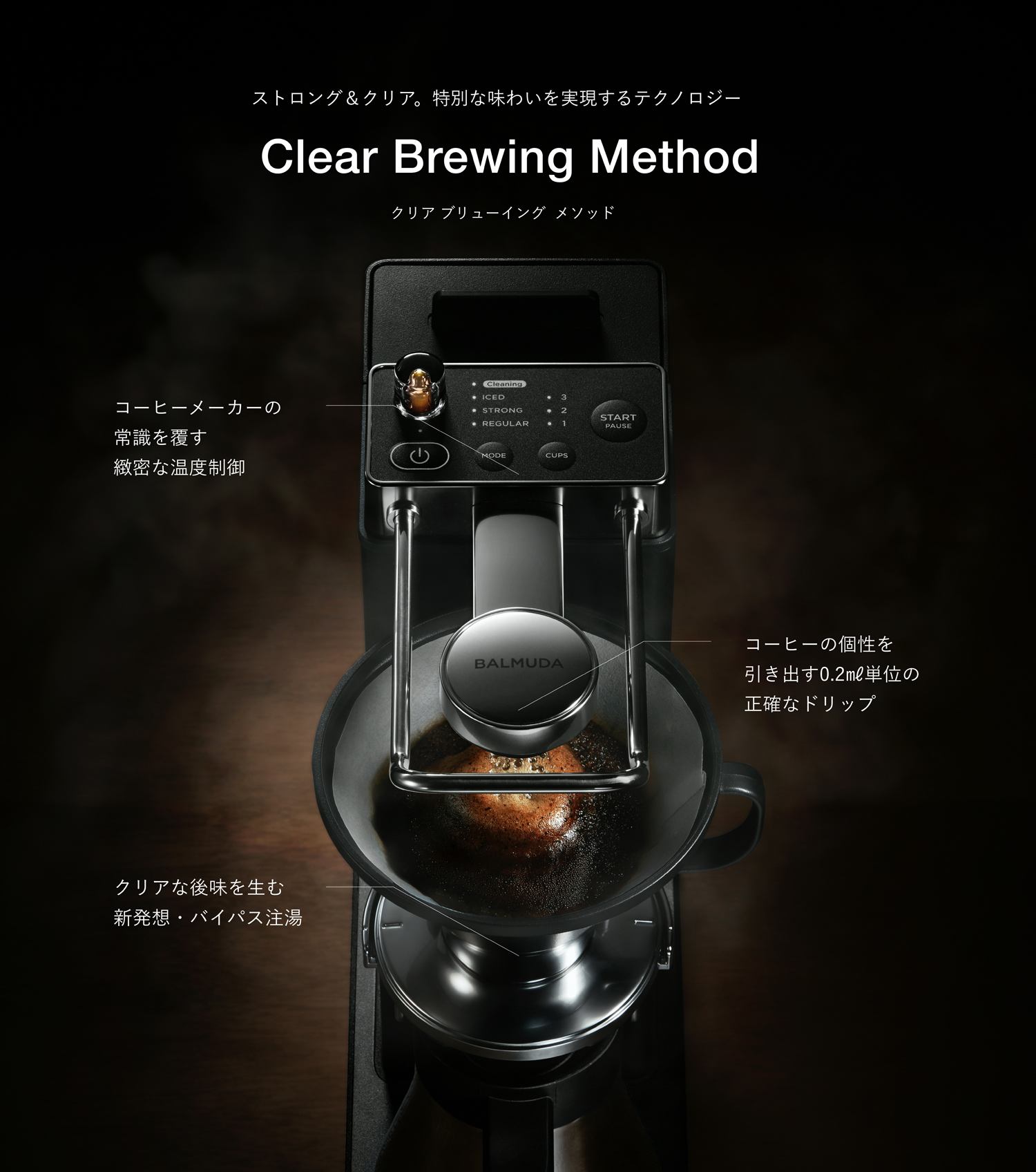 BALMUDA バルミューダ ザ ブリュー The Brew ブラック K06A-BK