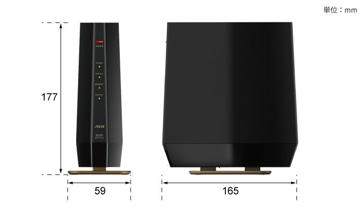 BUFFALO バッファロー Wi-Fi 6(11ax)対応無線LANルーター 4803+