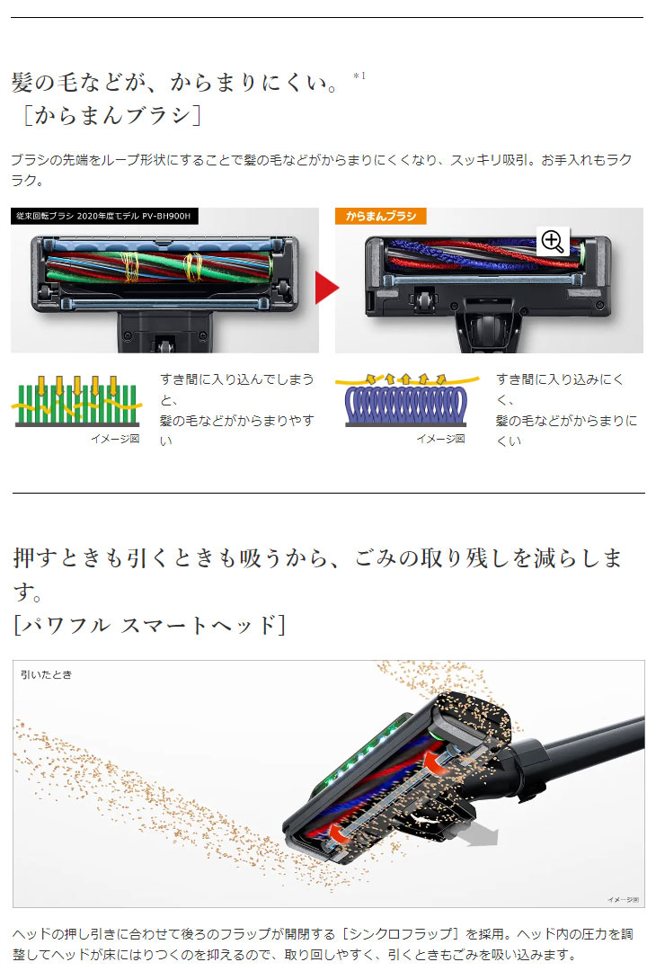 日立（HITACHI） ○PV-BH900SL-K サテンブラック コードレススティック