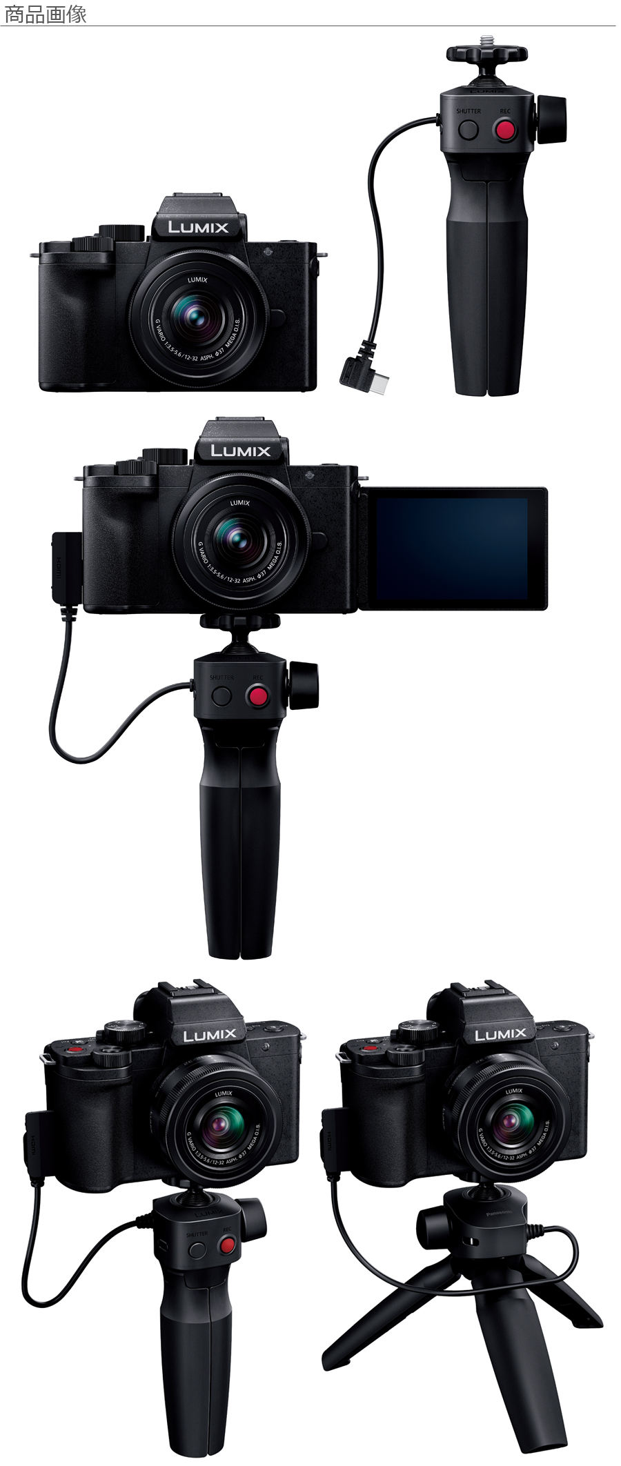Panasonic（パナソニック） DC-G100DV-K(ブラック) LUMIX Vキット